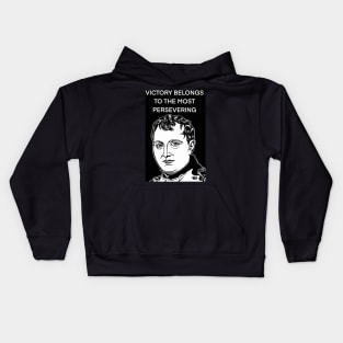 NAPOLEON quote .6 - ink portrait Kids Hoodie